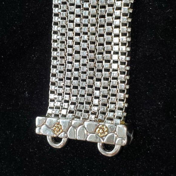 SILVER COLOR MULTI CHAIN BRACELET - Picture 5 of 5